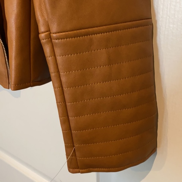 7 for all mankind pleather biker jacket - Picture 4 of 6